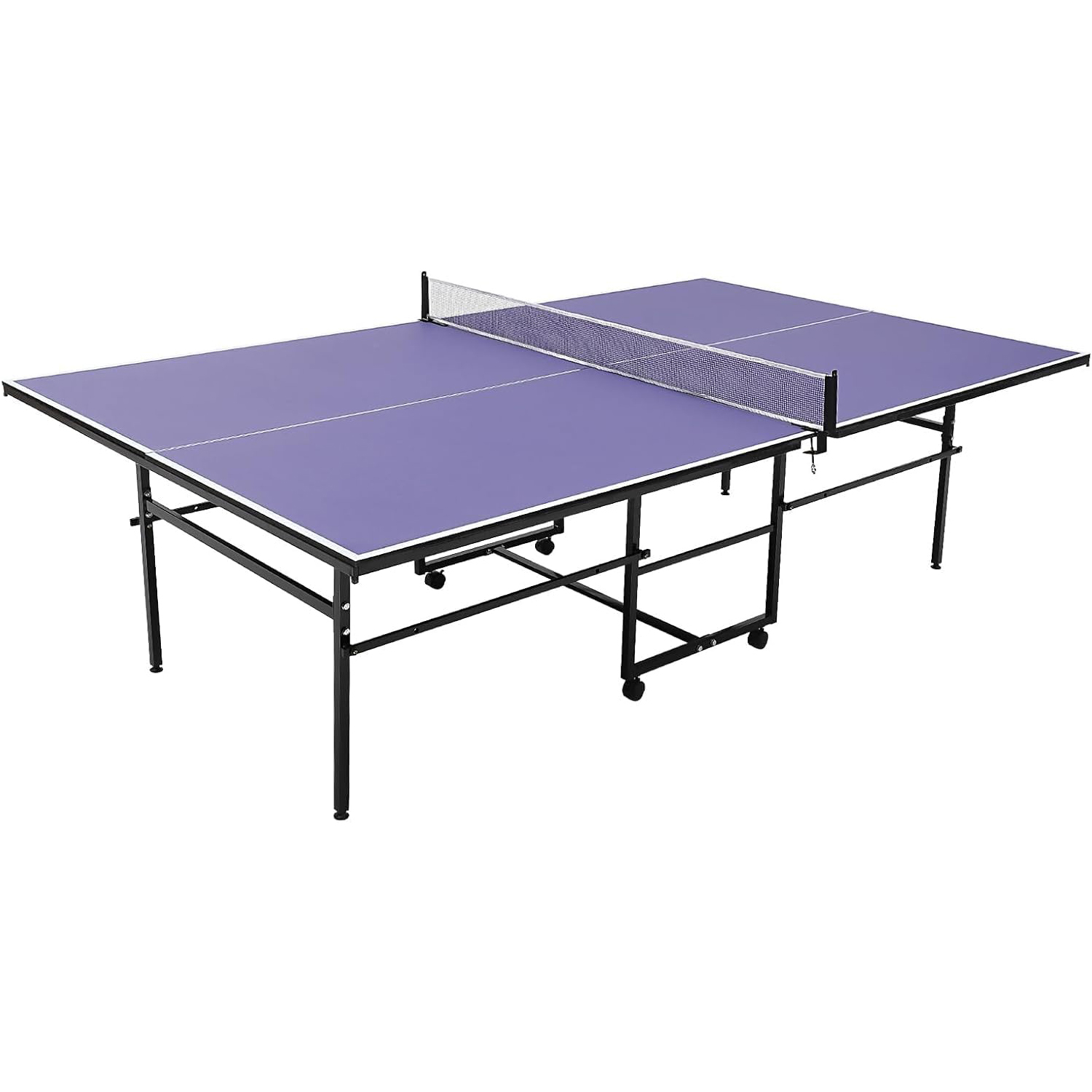 Table Tennis Folding Table - 8 ft Portable Ping Pong Table，Professional