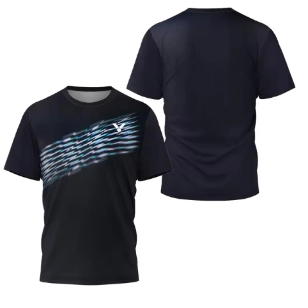Table Tennis Xu Xin - Laser Neon Print men's badminton T-shirt