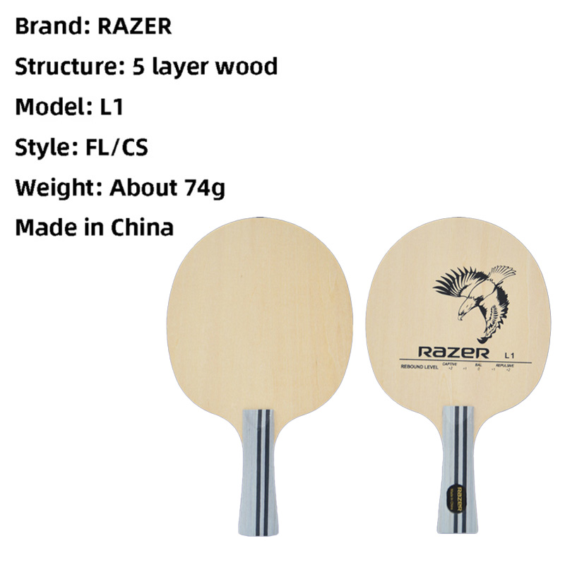 Table Tennis No 1 - Professional RAZER L1 Table Tennis Blade