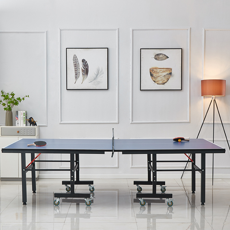 Table Tennis Folding Table - Foldable Indoor Table Tennis Table With