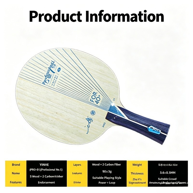 Original YINHE PRO 01 Table Te - Table Tennis No 1 recension och pris