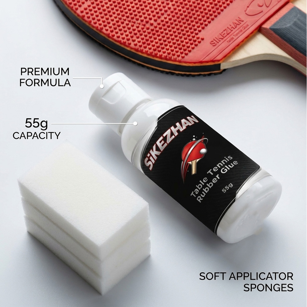 55G Table Tennis Rubber Glue P - Table Tennis Rubber Review recension och pris