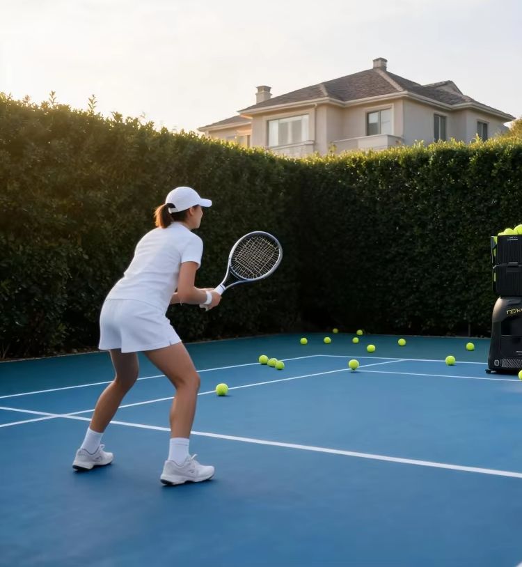 Tenniix Tennis Ball Machine AI - Robot Ball Machine recension och pris
