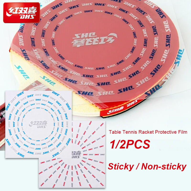 1/2PCS DHS Table Tennis Racket - Table Tennis Rubber Protective Film recension och pris