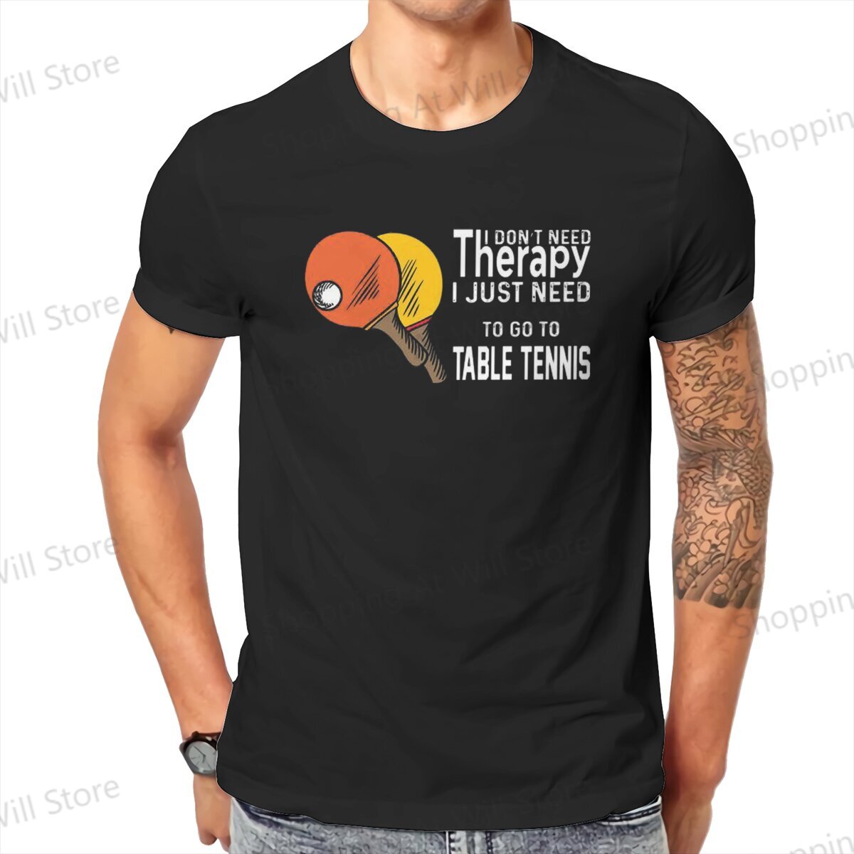 Tops 100% Cotton Leisure Sport - Table Tennis Xu Xin recension och pris