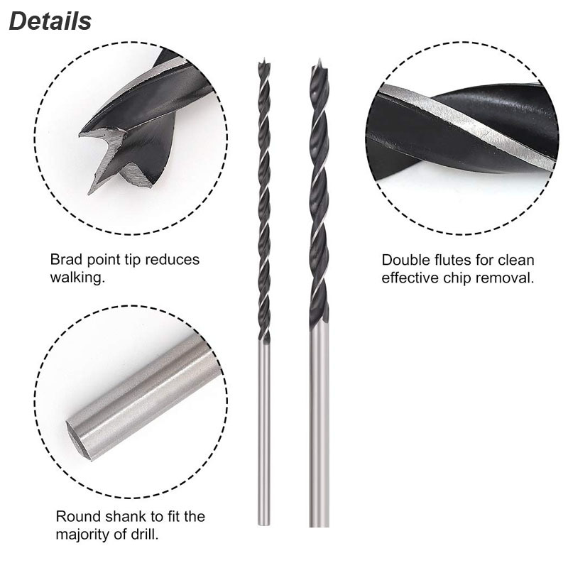 Brad Point Drill Bit Set Extra - Table Tennis Zone recension och pris