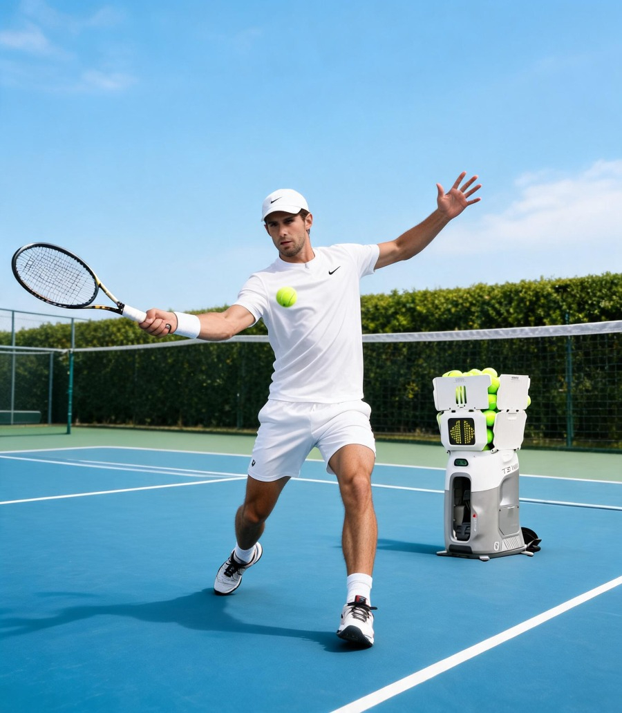 Hot Tenniix Tennis Ball Machin - Robot Ball Machine recension och pris
