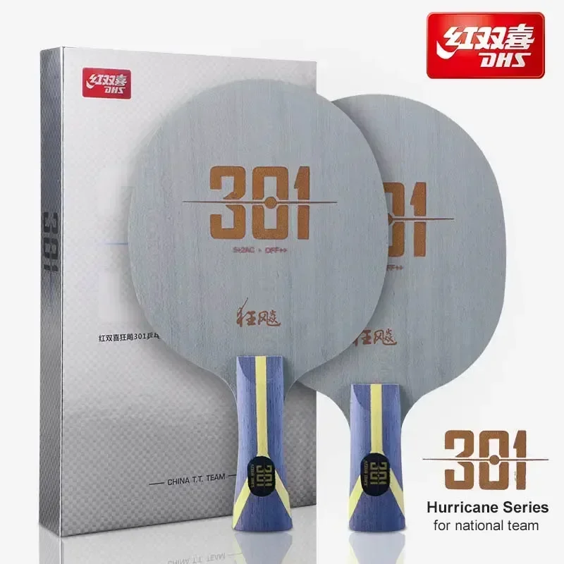 Original  DHS Hurricane 301 H3 - Table Tennis Xu Xin recension och pris