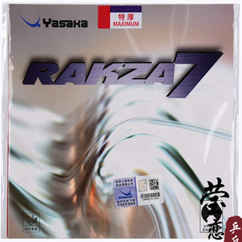 original yasaka RAKZA 7 soft ( - Table Tennis Rubber Review recension och pris